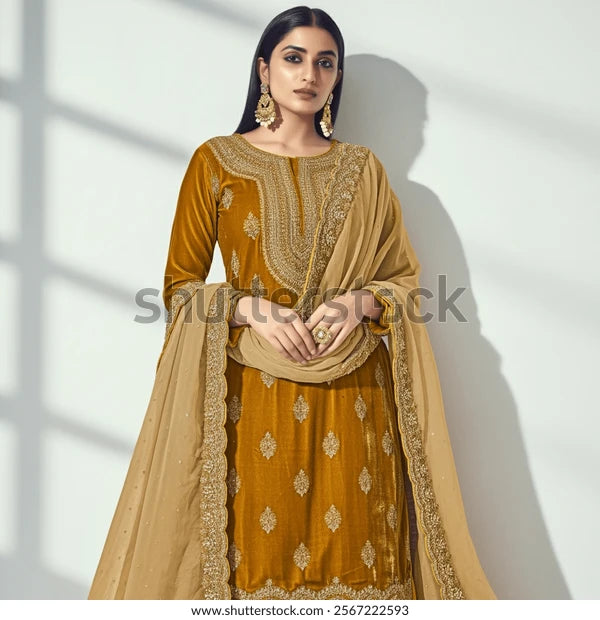ladies embroidery suits